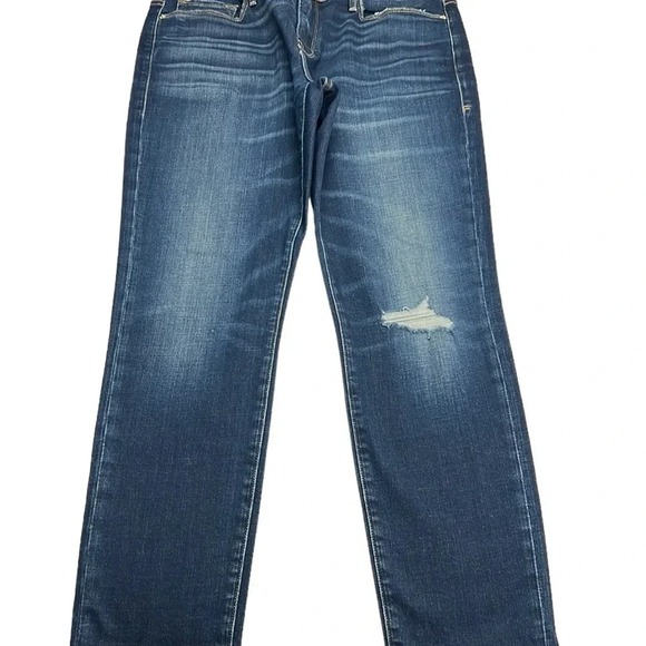 Frame Denim Women’s 30 Le Garçon In‎ Caribou Distressed Stretchy Jean - Picture 11 of 12